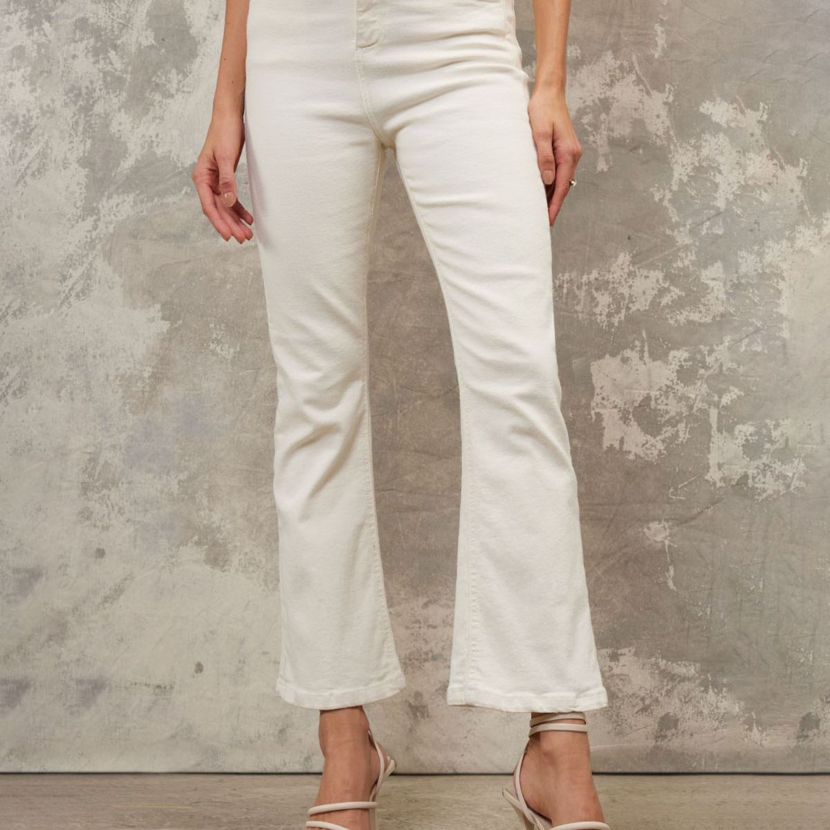 PATPRIMO - Jean Para Mujer Marca Patprimo Color Beige En Algodón #3016