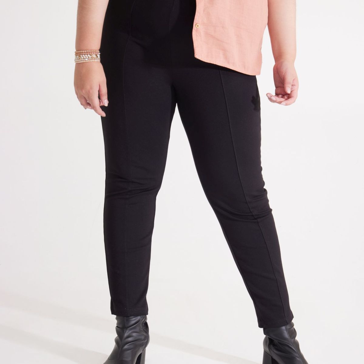 PATPRIMO - Leggins Mujer Patprimo Largo negro Rayón 14230295-10