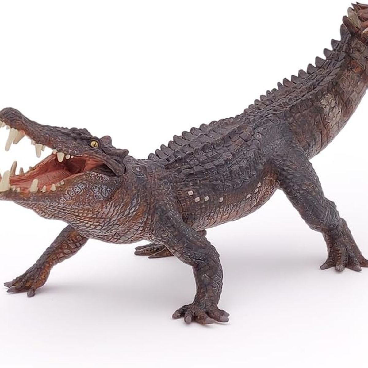 JUGANDO Y EDUCANDO - Figura Coleccionable Dinosaurio Kaprosuchus Pintada A Mano