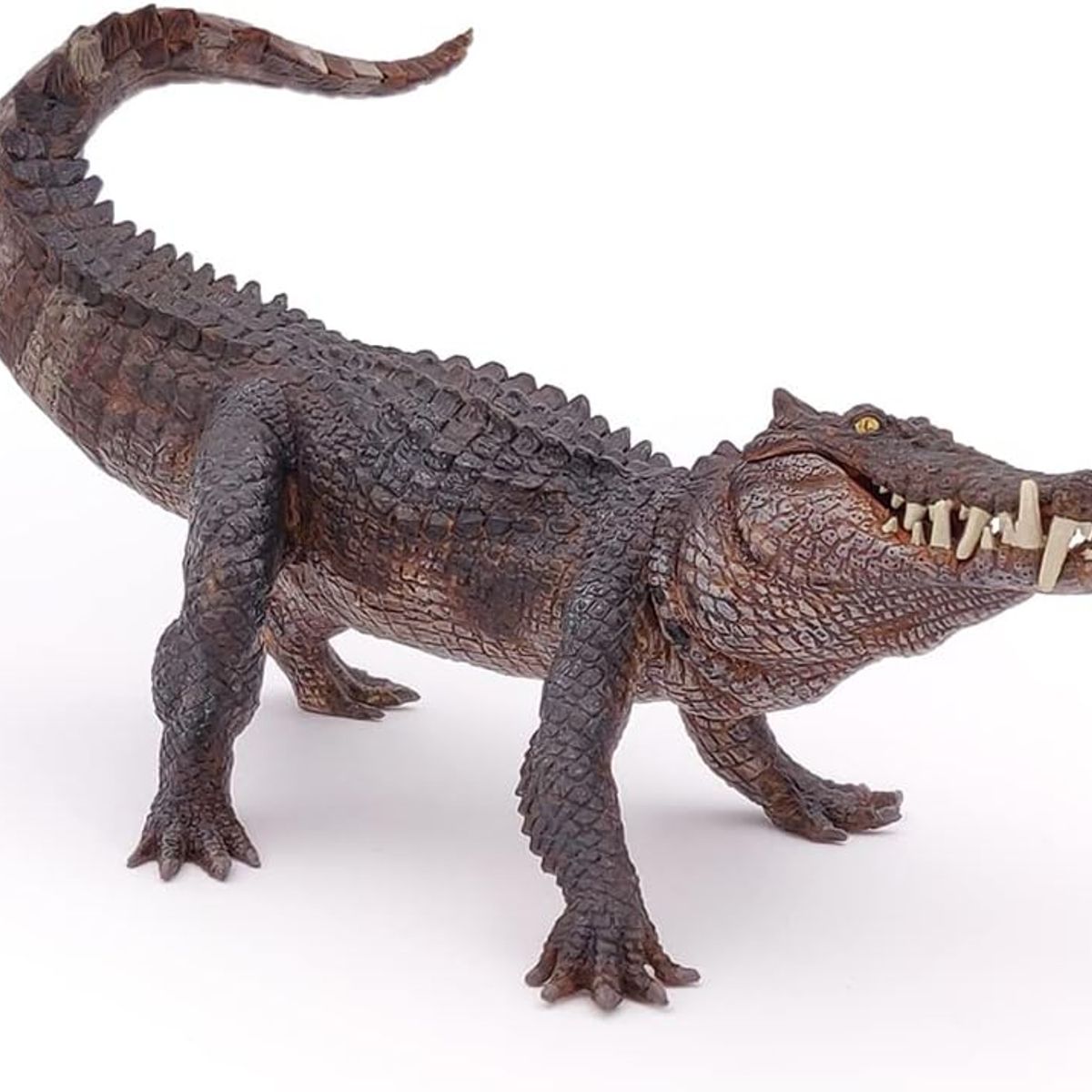 JUGANDO Y EDUCANDO - Figura Coleccionable Dinosaurio Kaprosuchus Pintada A Mano