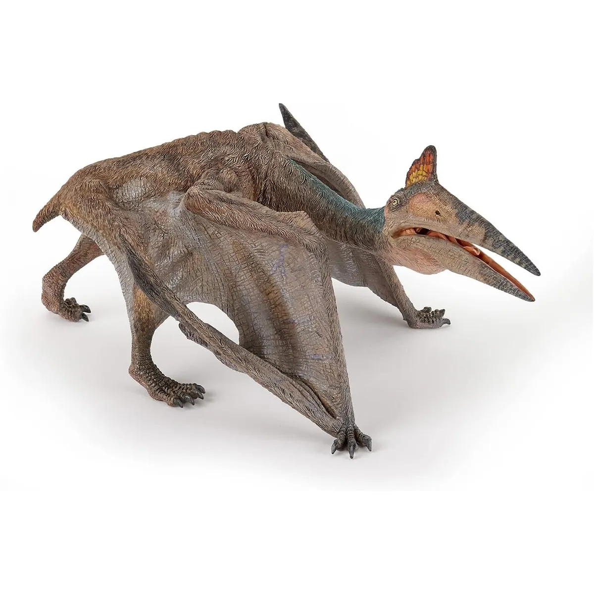 JUGANDO Y EDUCANDO - Figura Coleccionable Dinosaurio Quetzalcoatlu Pintada A Mano