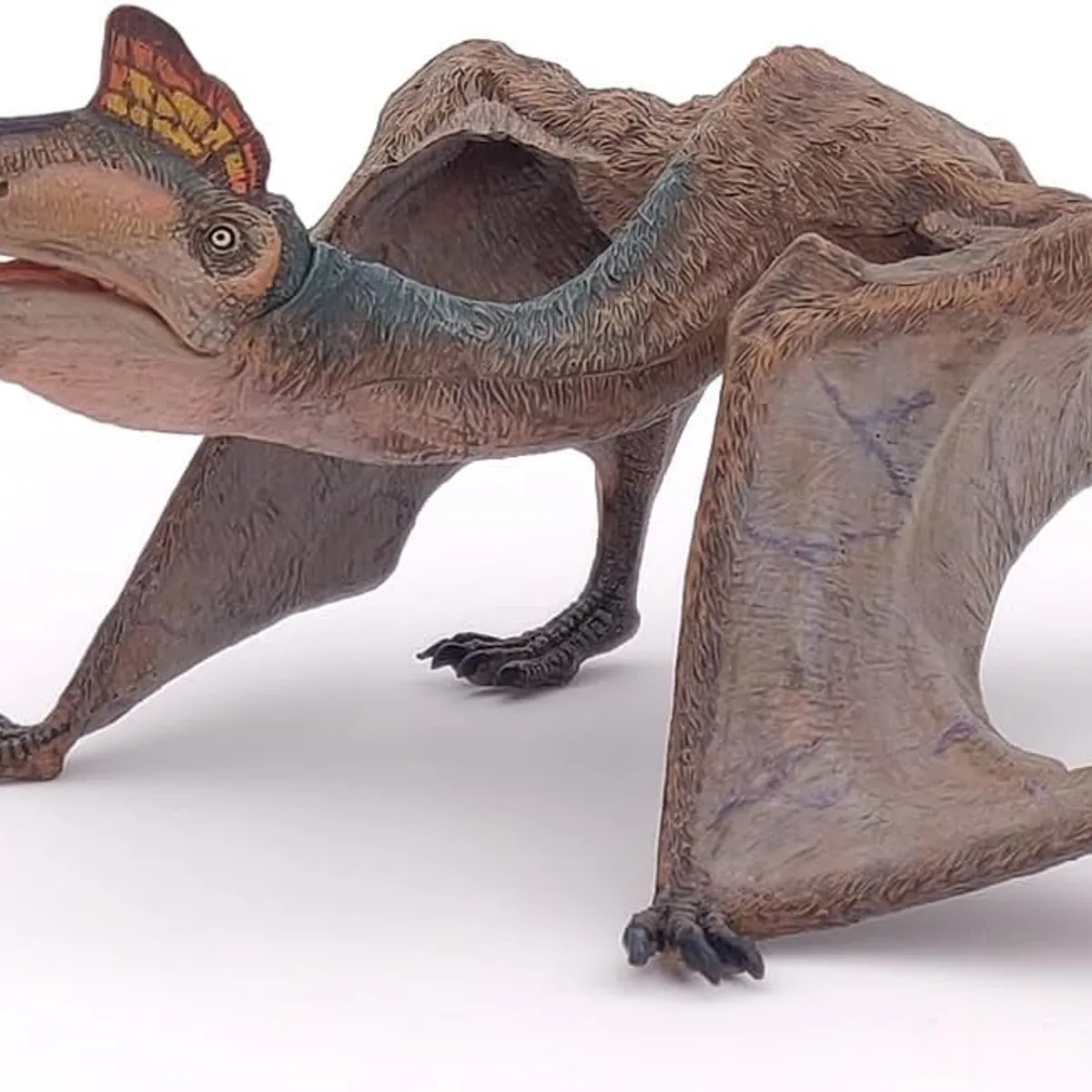 JUGANDO Y EDUCANDO - Figura Coleccionable Dinosaurio Quetzalcoatlu Pintada A Mano