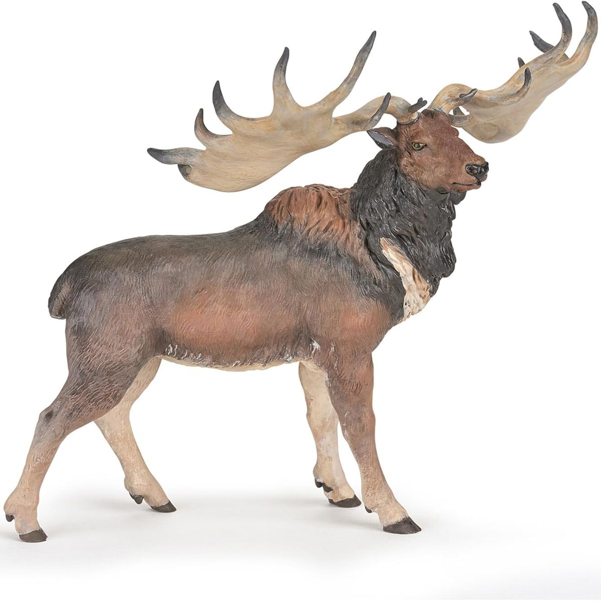 JUGANDO Y EDUCANDO - Figura Coleccionable Dinosaurio Hegaloceros Pintada A Mano