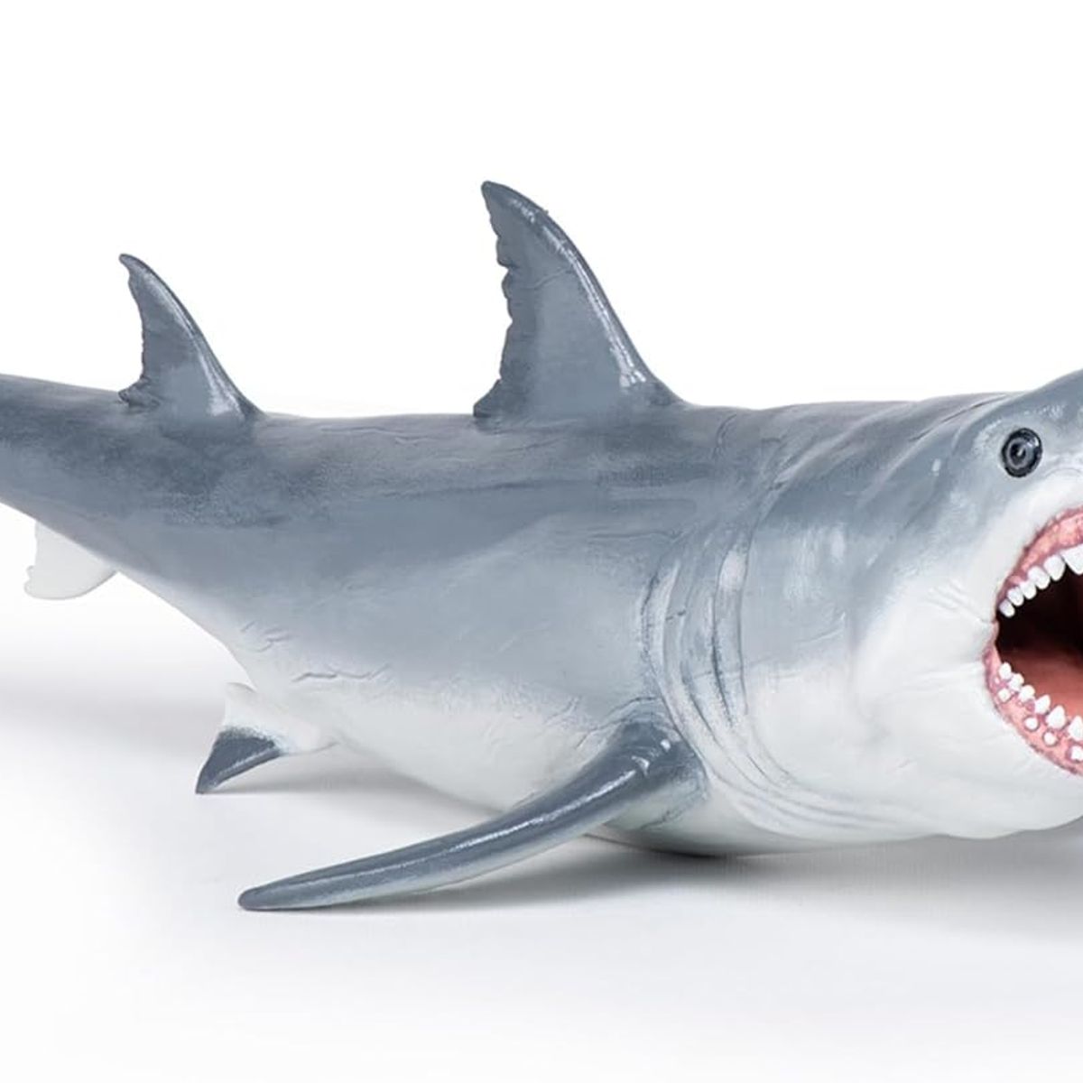 JUGANDO Y EDUCANDO - Figura Coleccionable Dinosaurio Megalodon Pintada A Mano