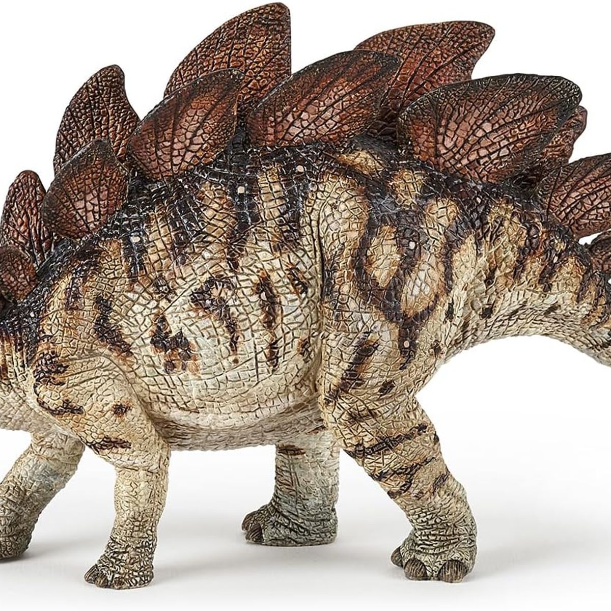 JUGANDO Y EDUCANDO - Figura Coleccionable Dinosaurio Stegosaurus Pintada A Mano
