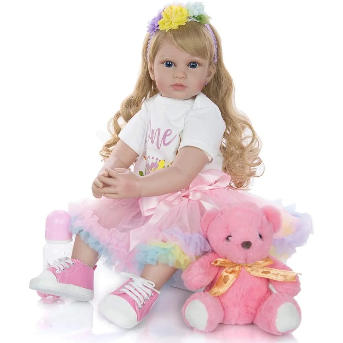 GENERICO - Muñecas Realista Silicona Bebe Reborn Surtidas 55 CM