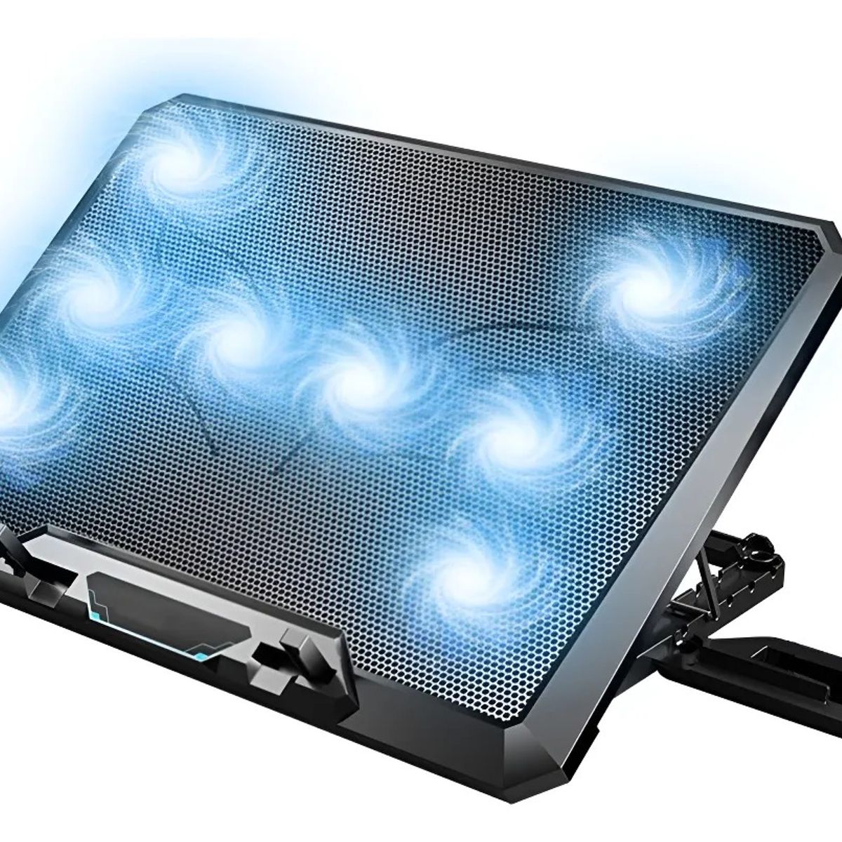 GENERICO - Base Refrigerante Para Portatiles Gamer F12l De 8 Ventiladores