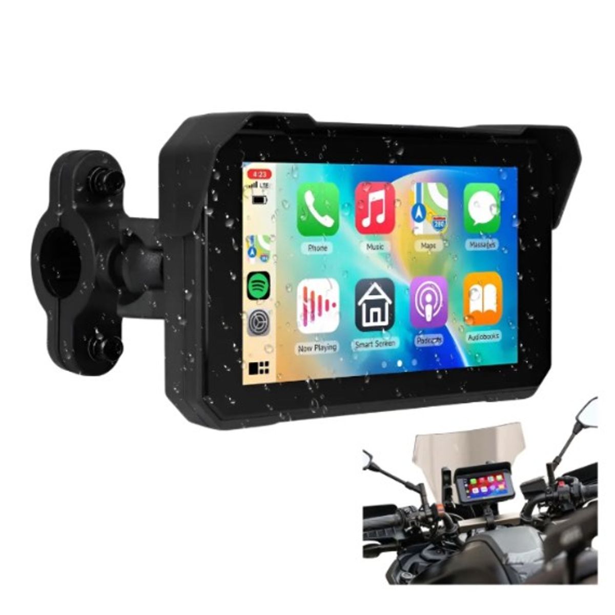 GENERICO - Pantalla de moto CarPlay Android auto 516-1