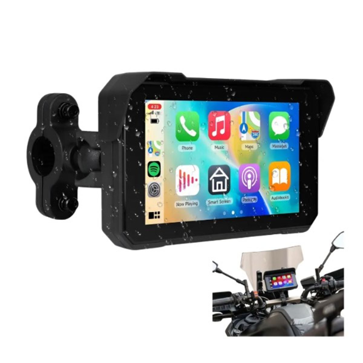 GENERICO - Pantalla de moto CarPlay Android auto 516-1