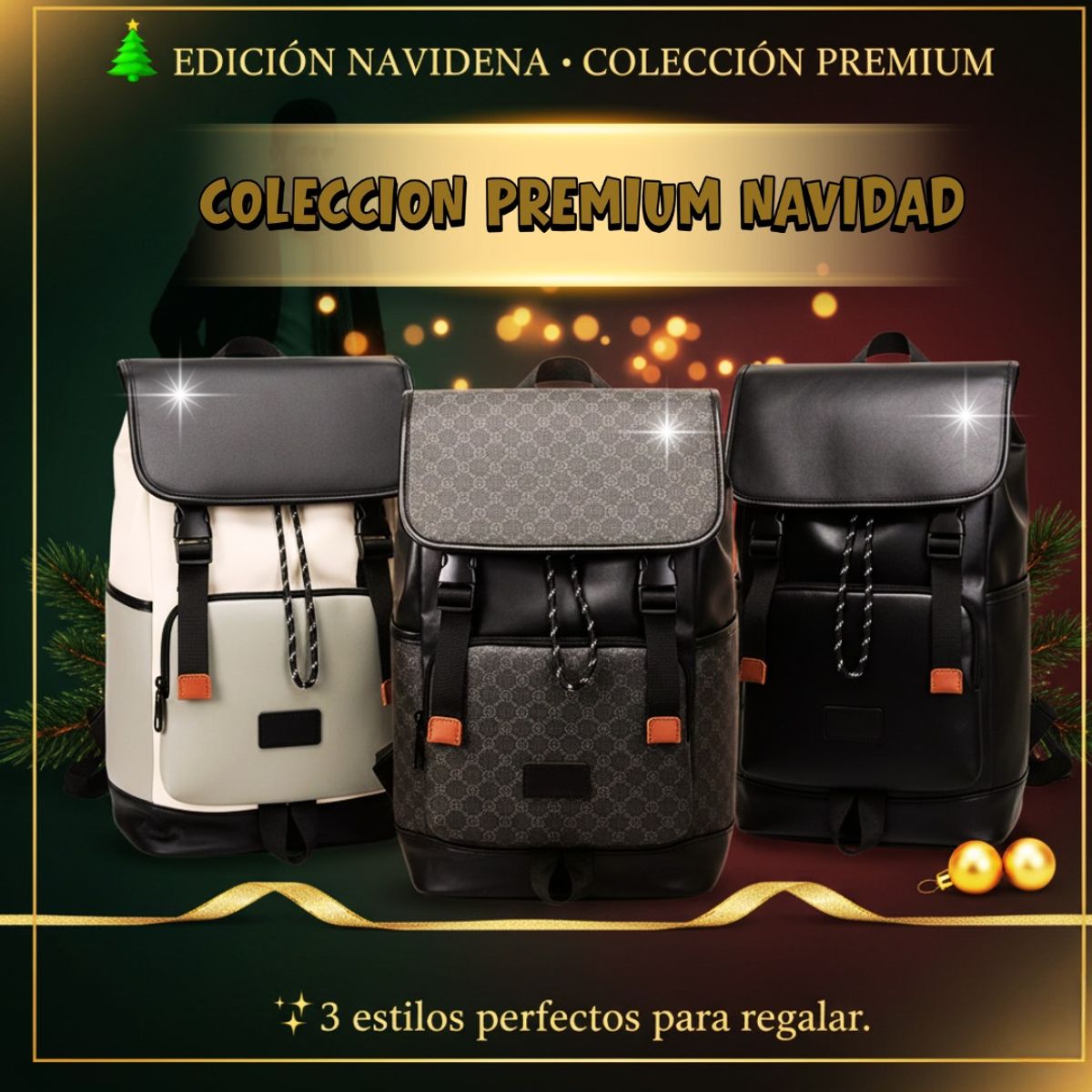 BOLSOS Y ACCESORIOS MB - BOLSO ELEGANTE PARA HOMBRE PARA TRABAJO VIAJES O UNIVERSIDAD ESTAMPADO