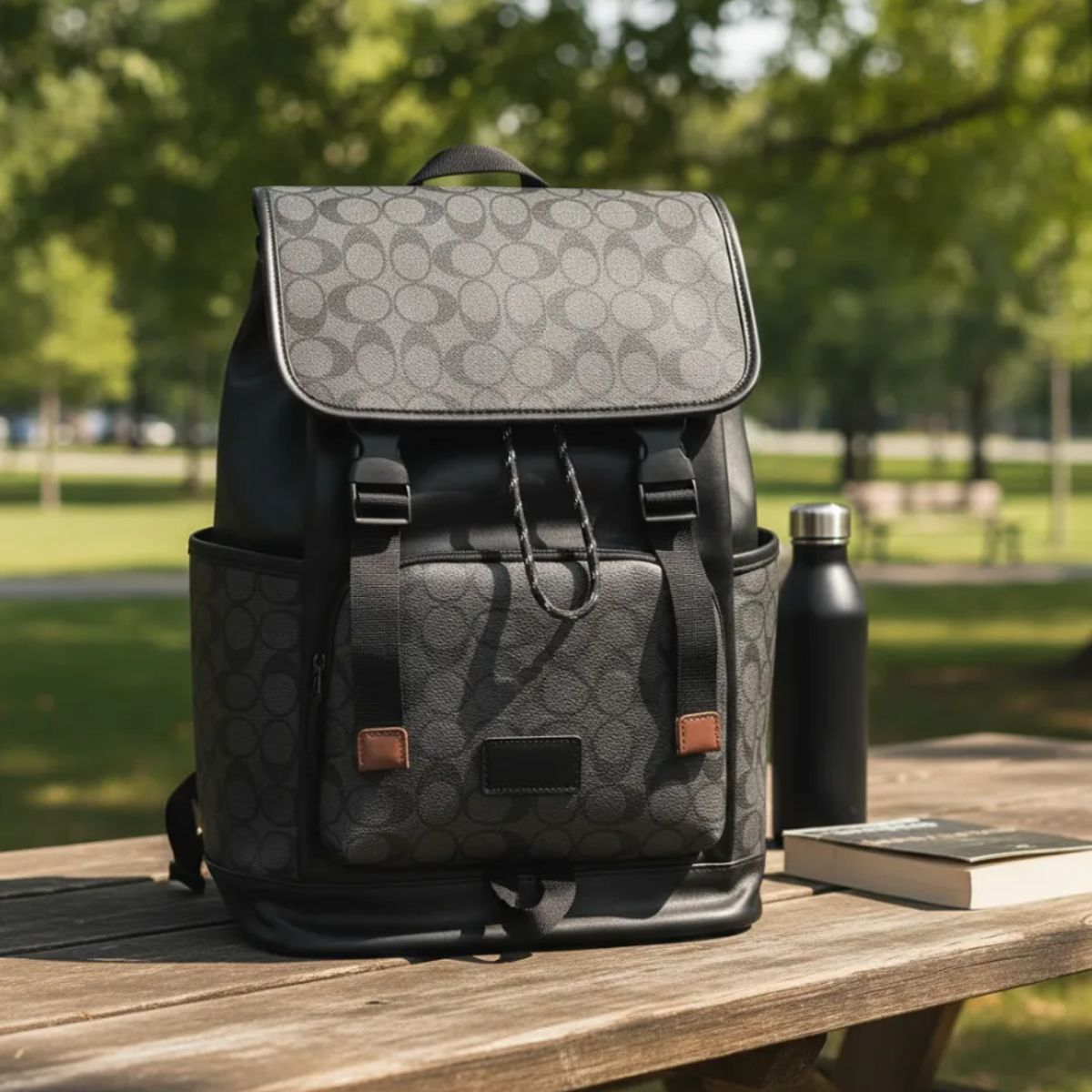 BOLSOS Y ACCESORIOS MB - BOLSO ELEGANTE PARA HOMBRE PARA TRABAJO VIAJES O UNIVERSIDAD ESTAMPADO