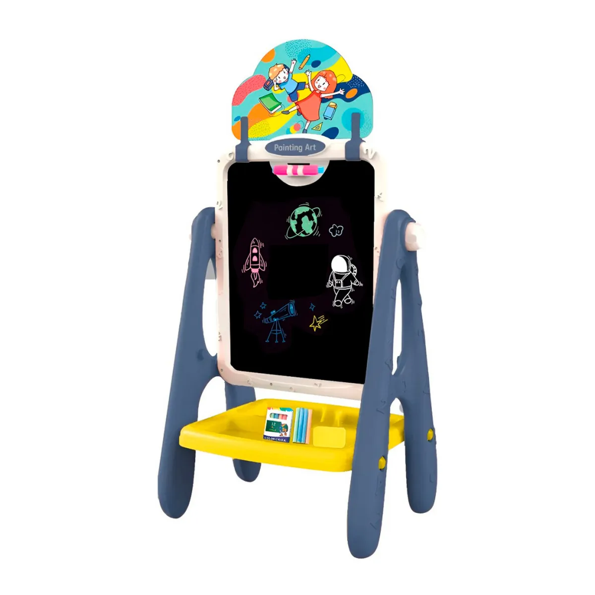 GENERICO - Tablero Pizarra Infantil Magnético Doble Cara