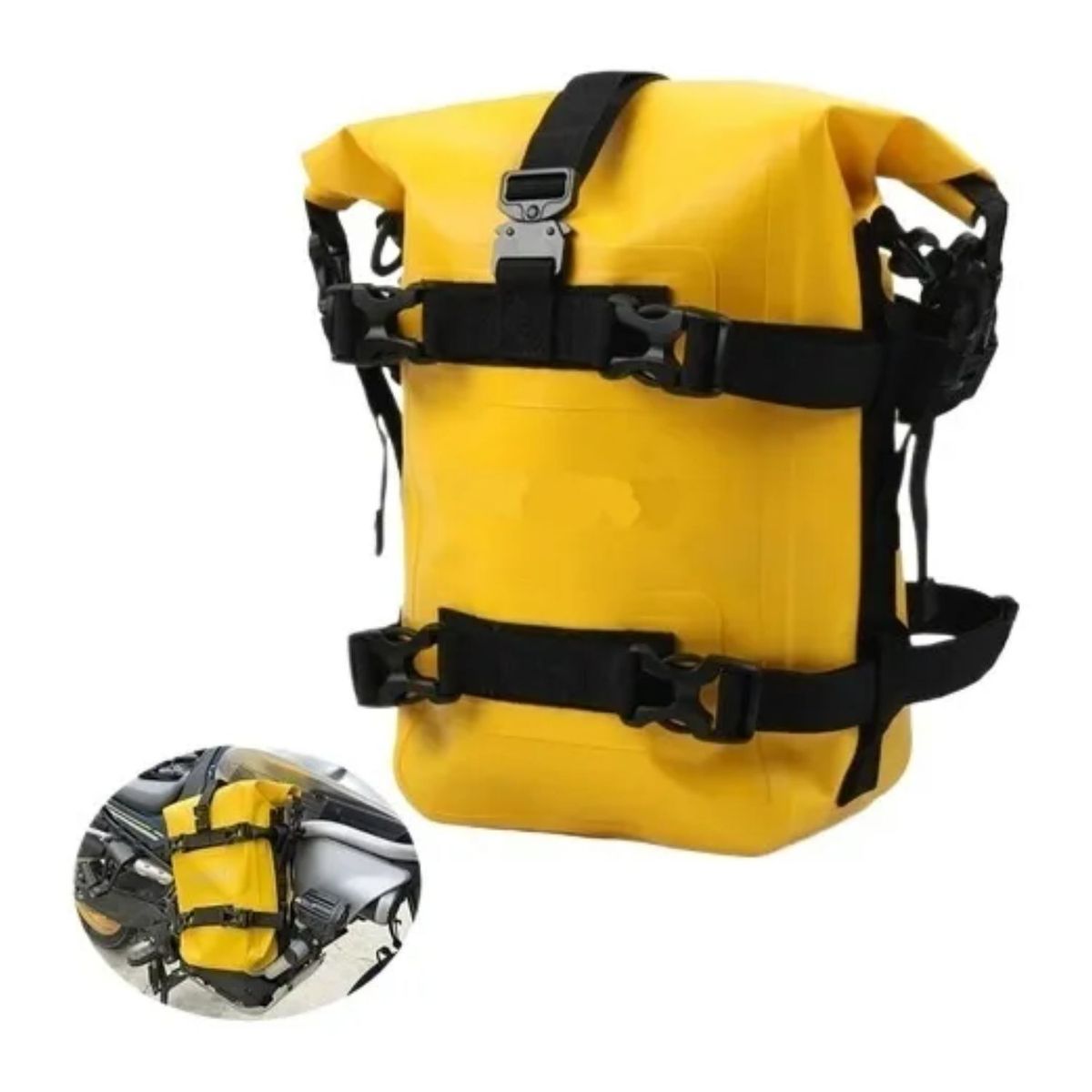 GENERICO - Bolsa Impermeable Para Moto Multifunción Maleta Viaje