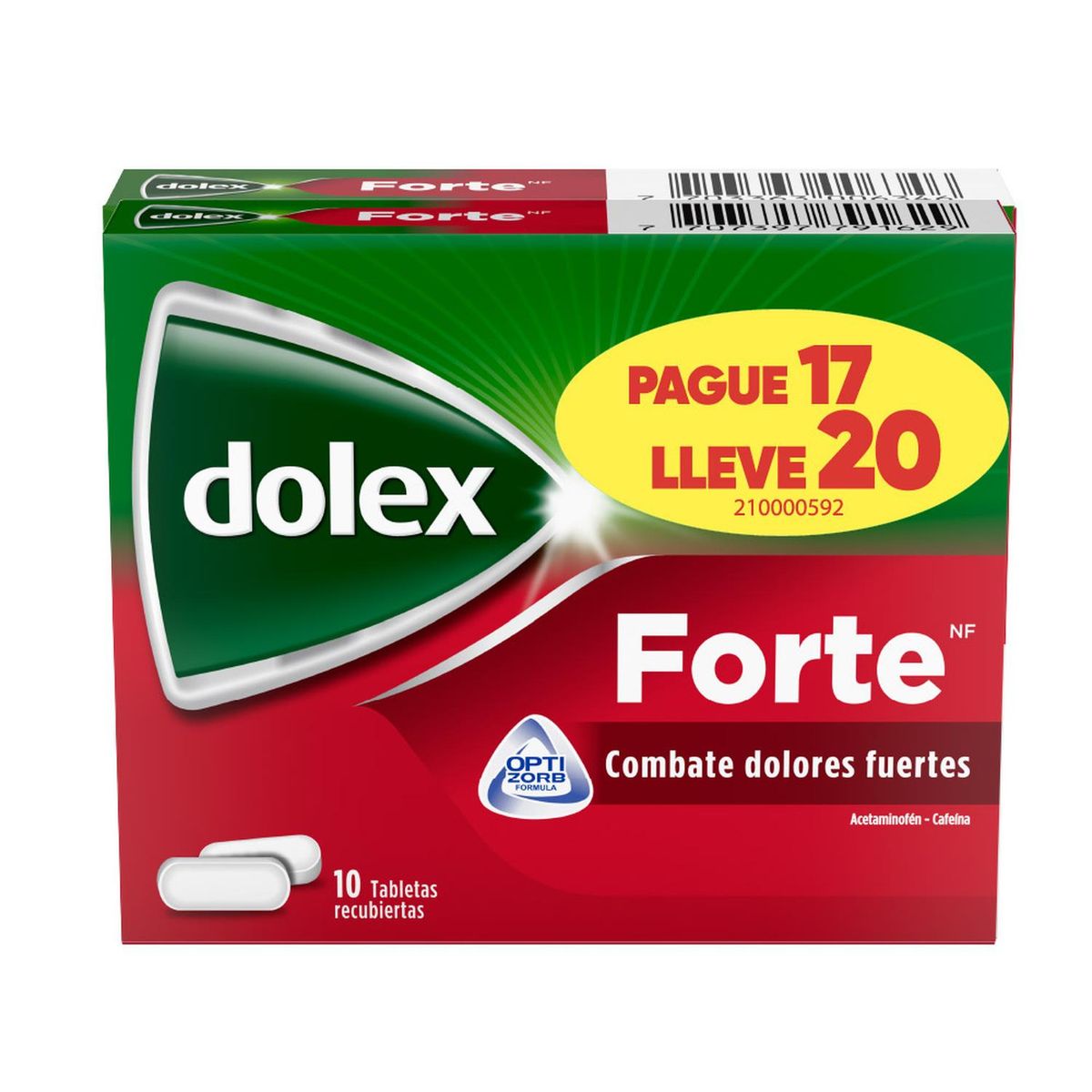 DOLEX - Oferta Dolex Forte Pague 17 Lleve 20 Tabletas