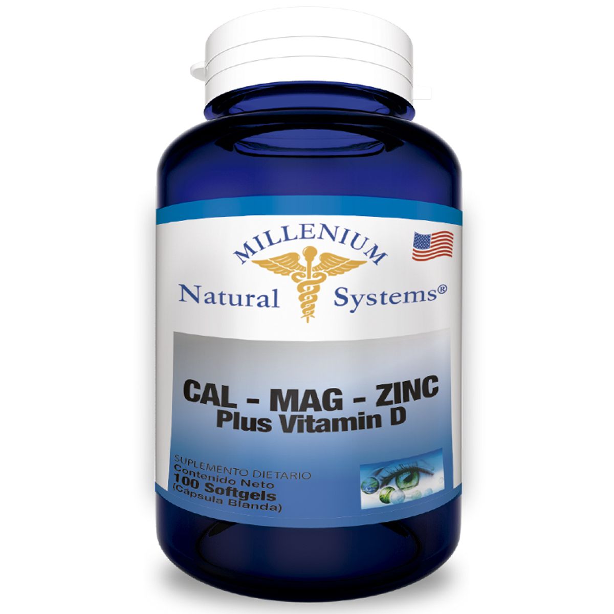 NATURAL SYSTEM - SUPLEMENTO MULTIVITAMINICO X 100 CAPSULAS BLANDAS/ CAL-MAG-ZINC