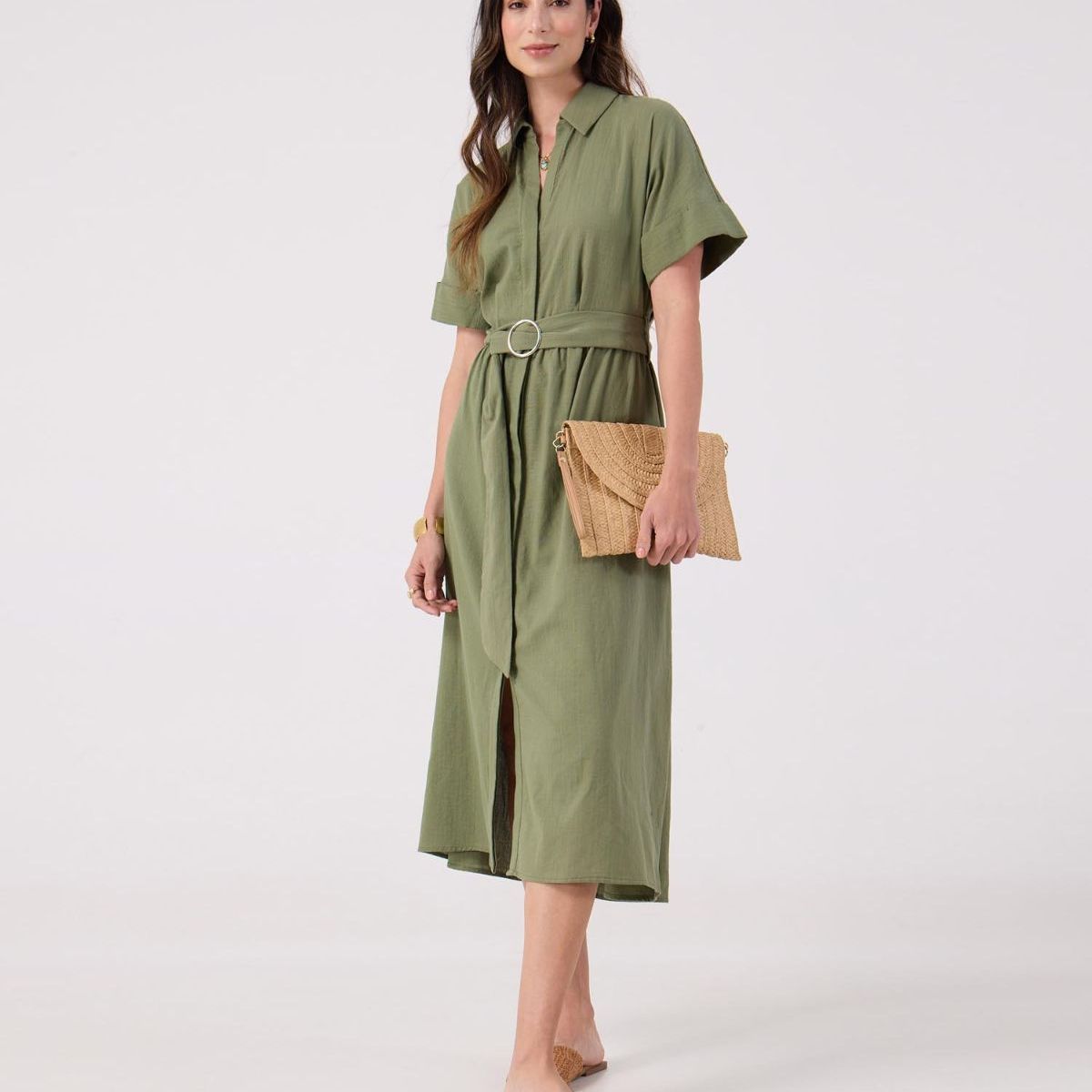 PATPRIMO - Vestido  De Mujer M/C Largo Patprimo Color Verde #30171069