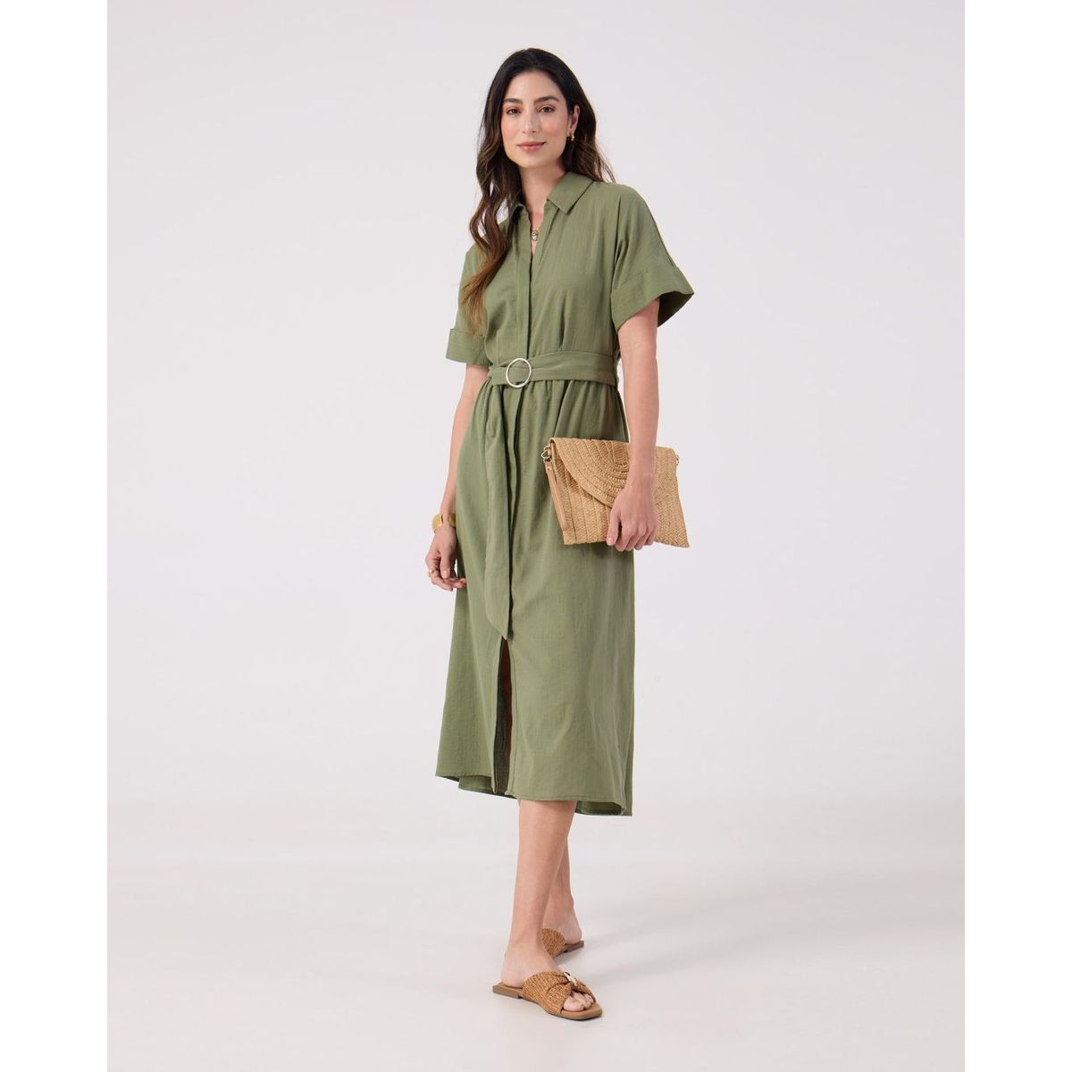 PATPRIMO - Vestido  De Mujer M/C Largo Patprimo Color Verde #30171069