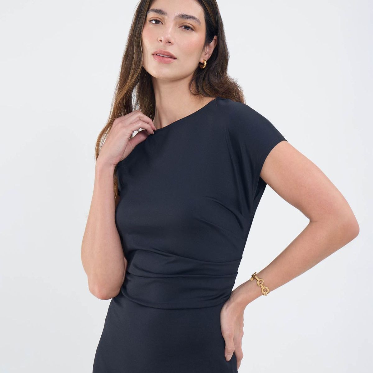 PATPRIMO - Vestido  Para Mujer M/C Medio Color Negro Marca Patprimo #30171066