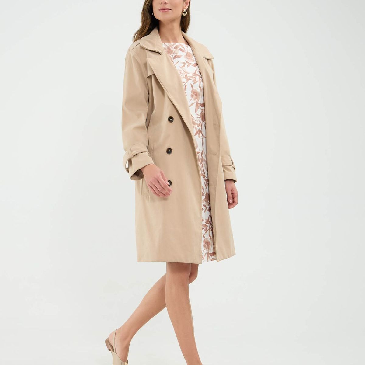 PATPRIMO - Vestido Para Mujer M/Sisa Medio Patprimo Café #30171036