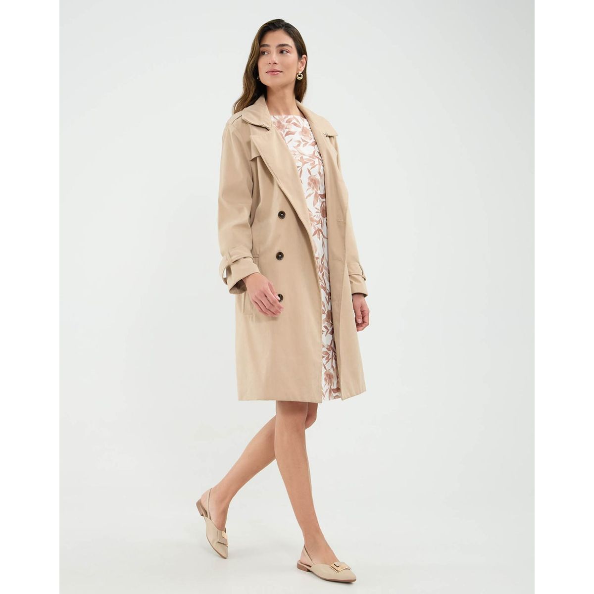 PATPRIMO - Vestido Para Mujer M/Sisa Medio Patprimo Café #30171036