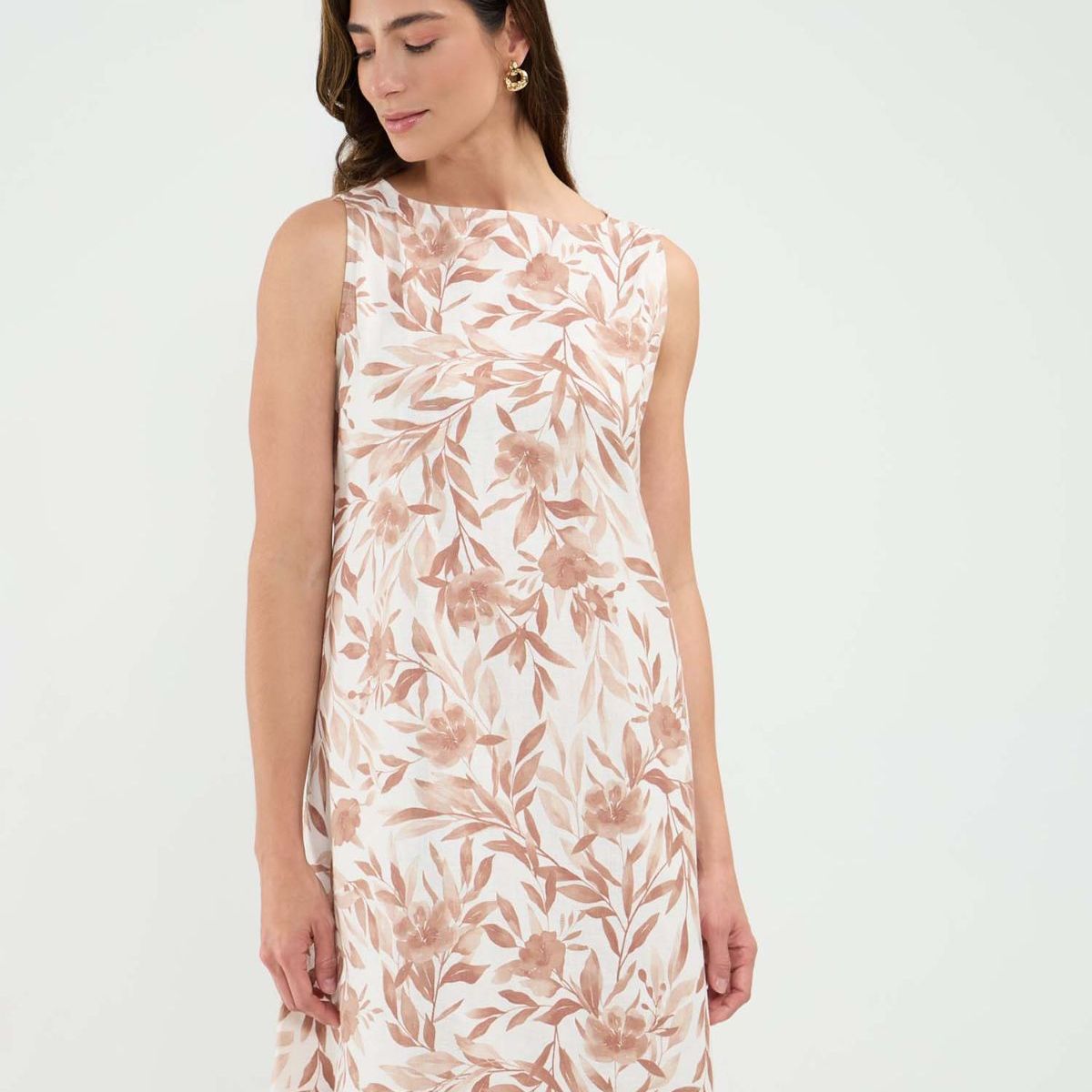 PATPRIMO - Vestido Para Mujer M/Sisa Medio Patprimo Café #30171036