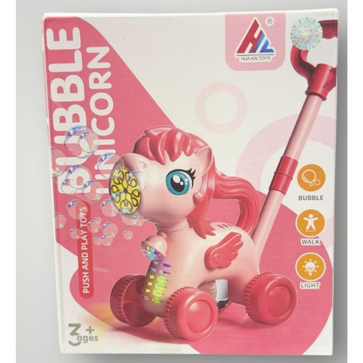 BUBBLE - Burbujero Animales Recargable Andadera Juguete Interactivo