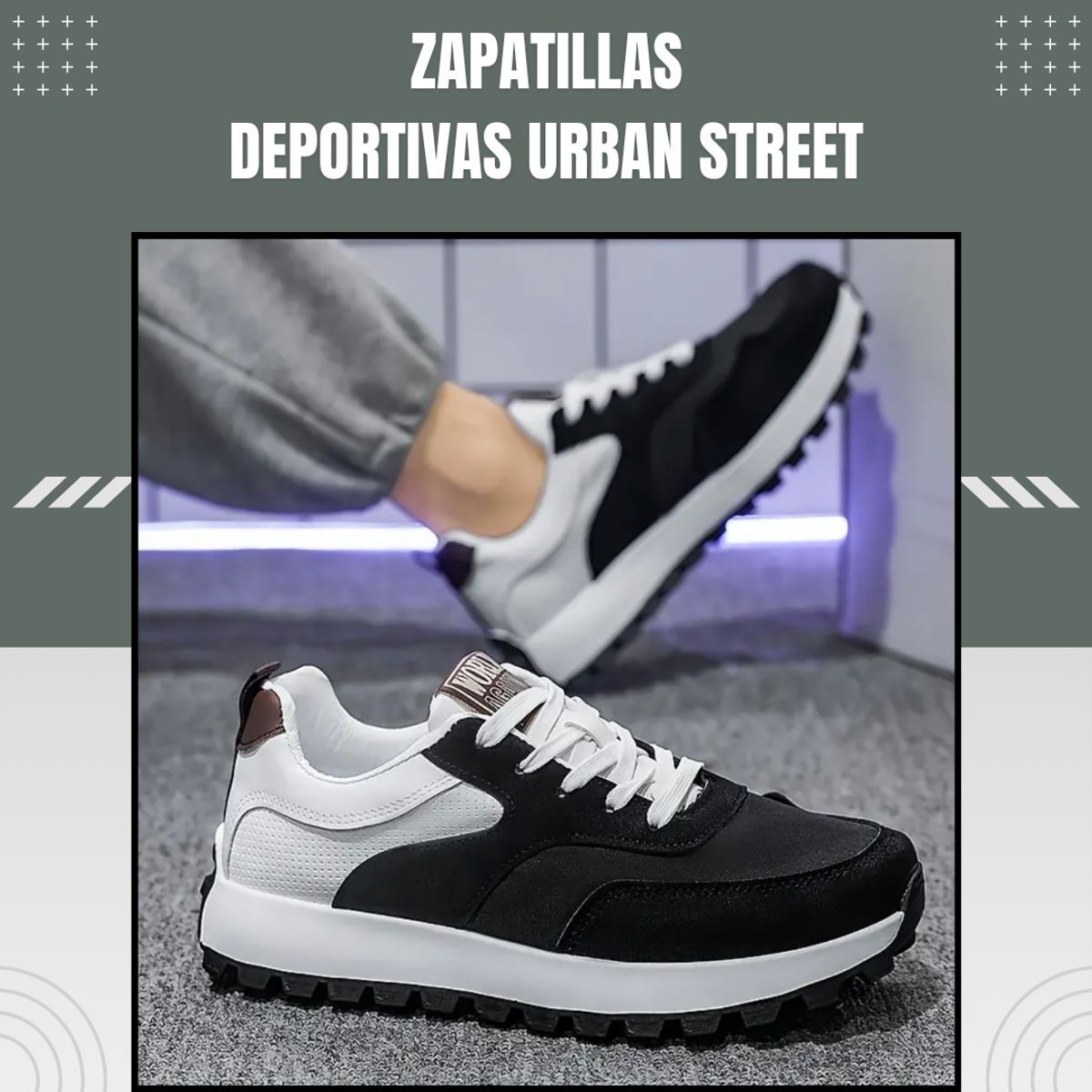 URBAN - Tenis Hombre Modernos Moda 2026 Urban Street