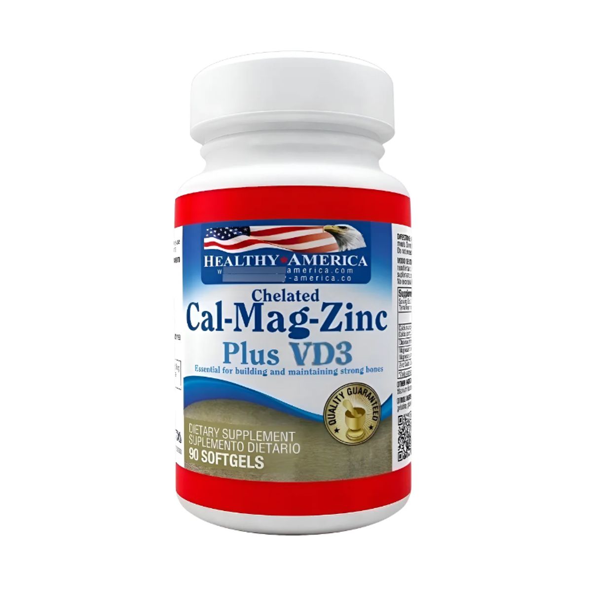 HEALTHY AMERICA - SUPLEMENTO MULTIVITAMINICO X 90 CAPSULAS BLANDAS/ CAL-MAG-ZINC