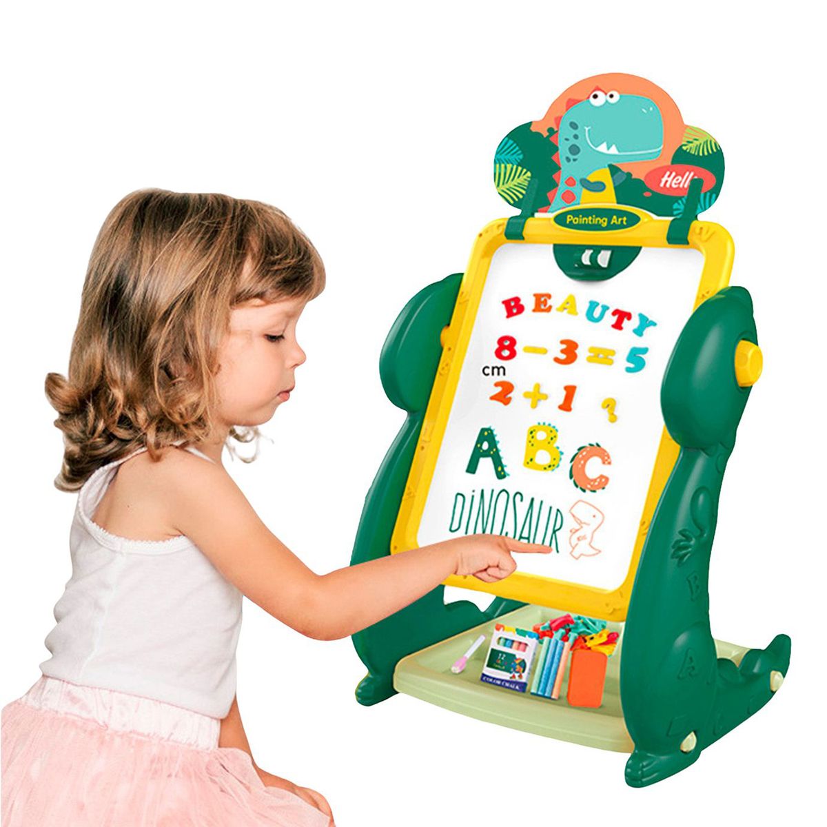 GENERICO - Tablero Pizarra Infantil Magnético Doble Cara