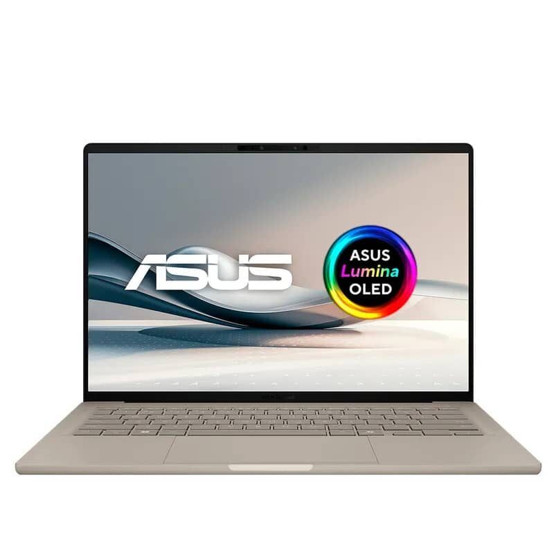 ASUS - PORTÁTIL ASUS Zenbook UX3407Q-QD288W Snapdragon X-series 32GB RAM SSD 1TB OLED 14″ Baige magnífico