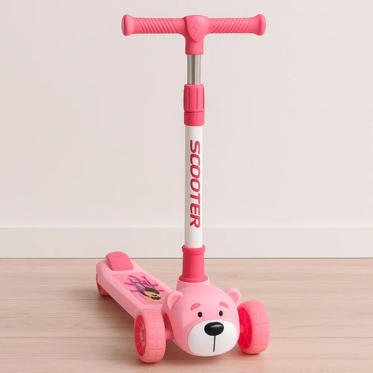 TECNOHOGAR JS - Patineta Scooter Monopatin Niños Ajustable Altura Resistente