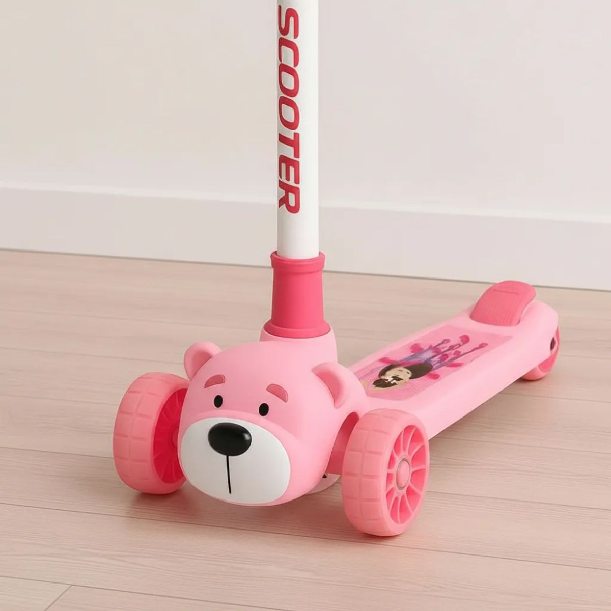 TECNOHOGAR JS - Patineta Scooter Monopatin Niños Ajustable Altura Resistente