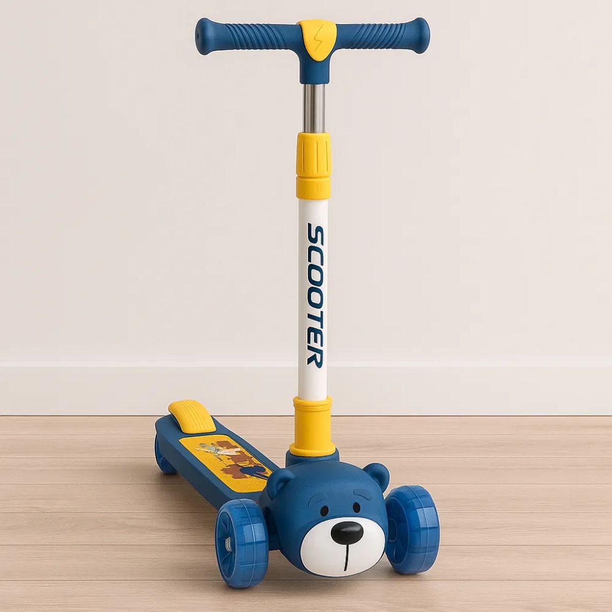 TECNOHOGAR JS - Patineta Scooter Monopatin Niños Ajustable Altura Resistente