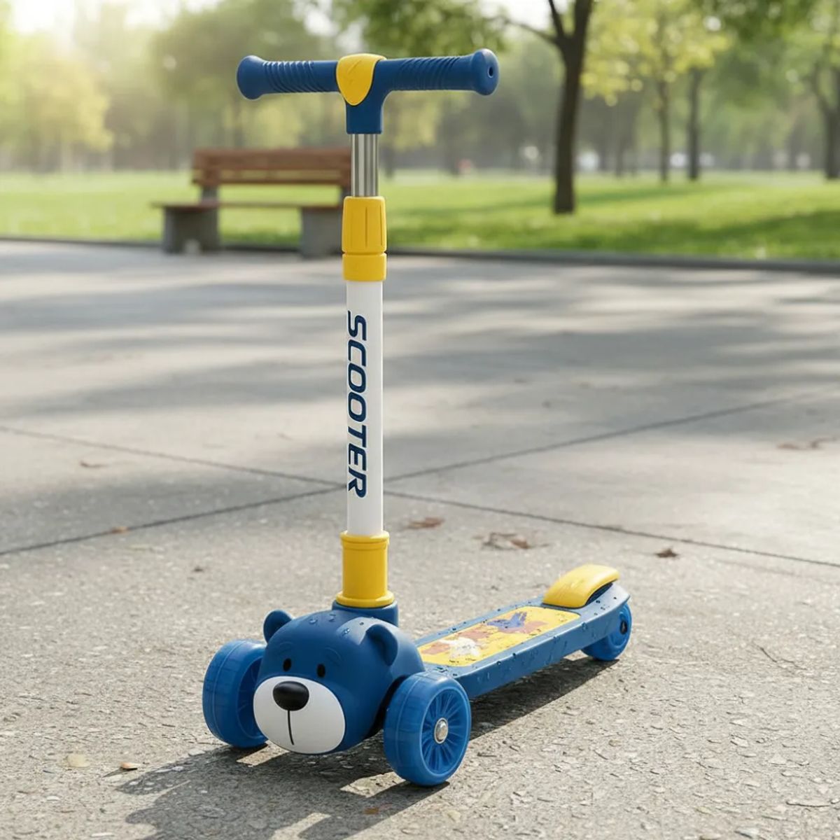 TECNOHOGAR JS - Patineta Scooter Monopatin Niños Ajustable Altura Resistente