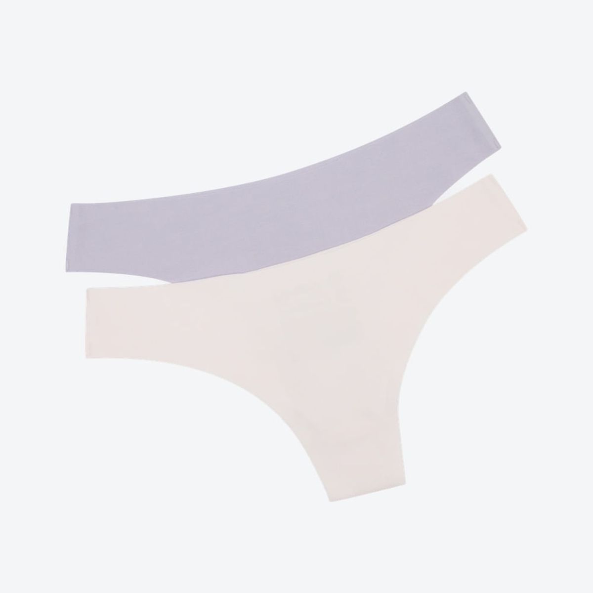 LILI PINK - Brasilera con corte al ras en algodón paquete x2