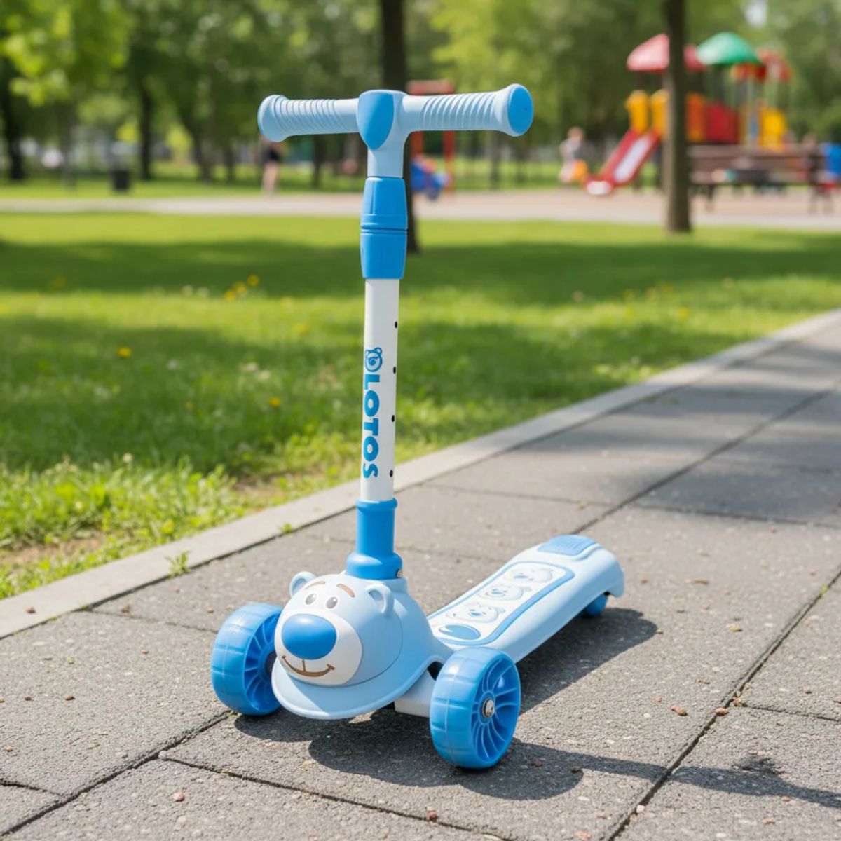 TECNOHOGAR JS - Patineta Scooter Monopatin Niños Ajustable Altura Resistente