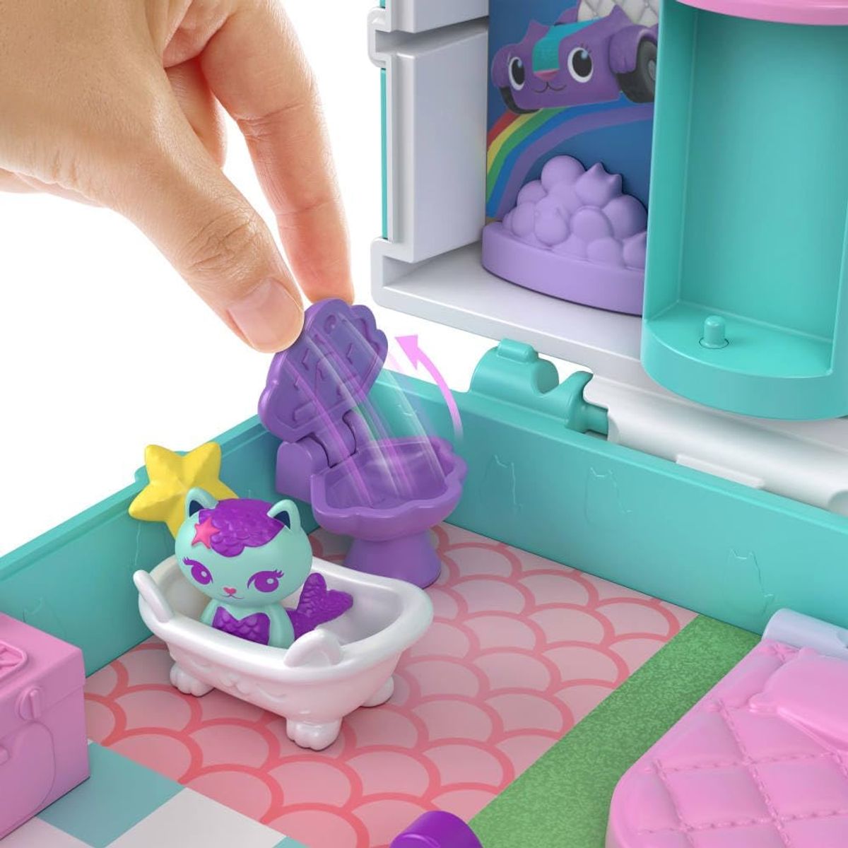 POLLY POCKET - Polly Pocket Micro Muñecas Gabbys Dollhouse Compacto
