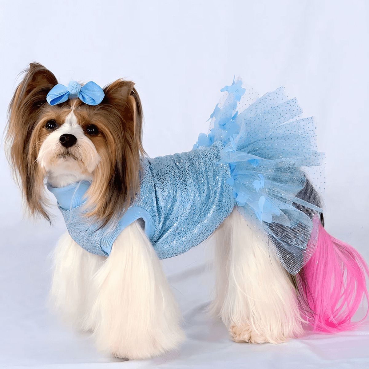 GENERICO - Vestido para perro Zafiro - Talla ML - Ropa Mascotas