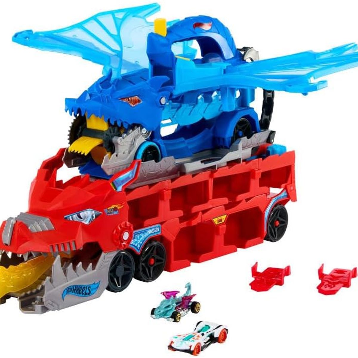HOT WHEELS - Hot Wheels City Ultimate Transportador Dual Dragon Supertraile