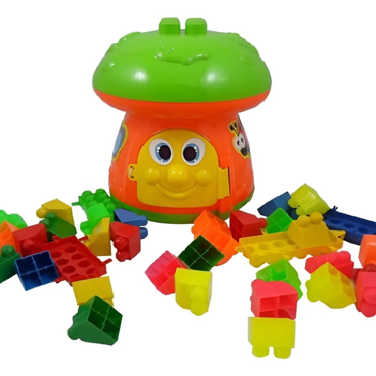 GENERICO - Hongo Grande Didáctico Encajable 60 PCS