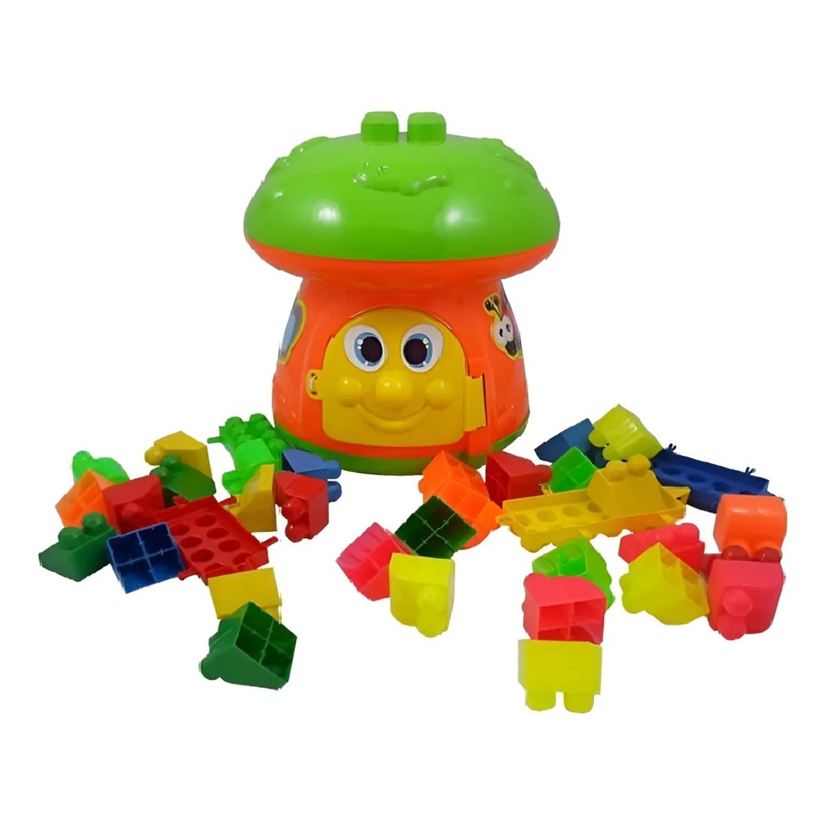 GENERICO - Hongo Grande Didáctico Encajable 60 PCS