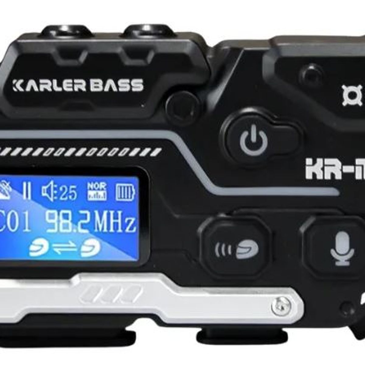 INNOVA - Intercomunicador Moto Kr-m8 Bluetooth Ip66  Manos Libres Música Fm