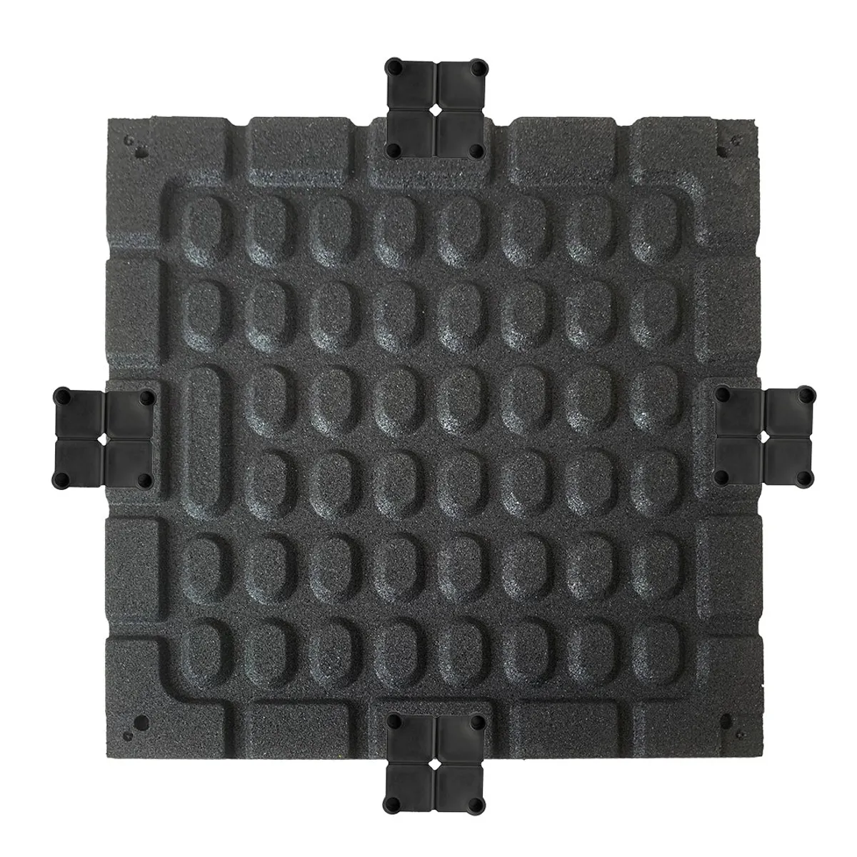 SPORT FITNESS - Piso De Caucho En Fichas Para Gimnasio Y Hogar