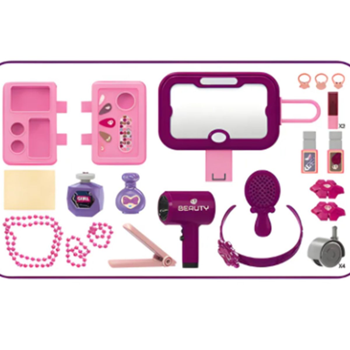 GENERICO - Tocador 3 En 1 Para Niños Juguete Con Luz Y Sonido