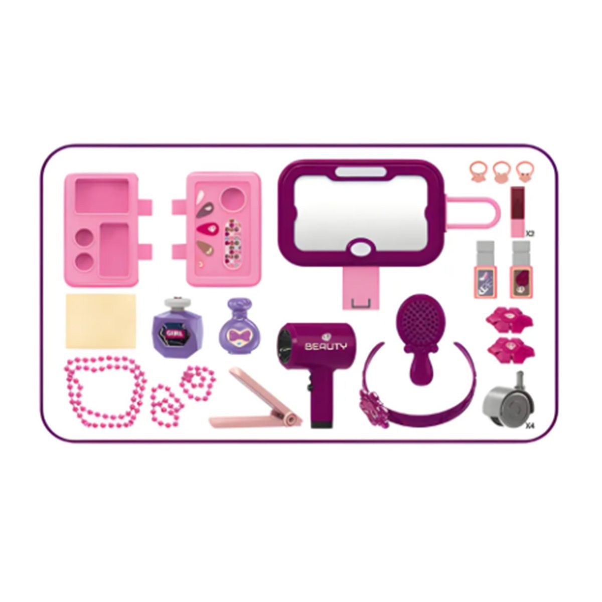 GENERICO - Tocador 3 En 1 Para Niños Juguete Con Luz Y Sonido