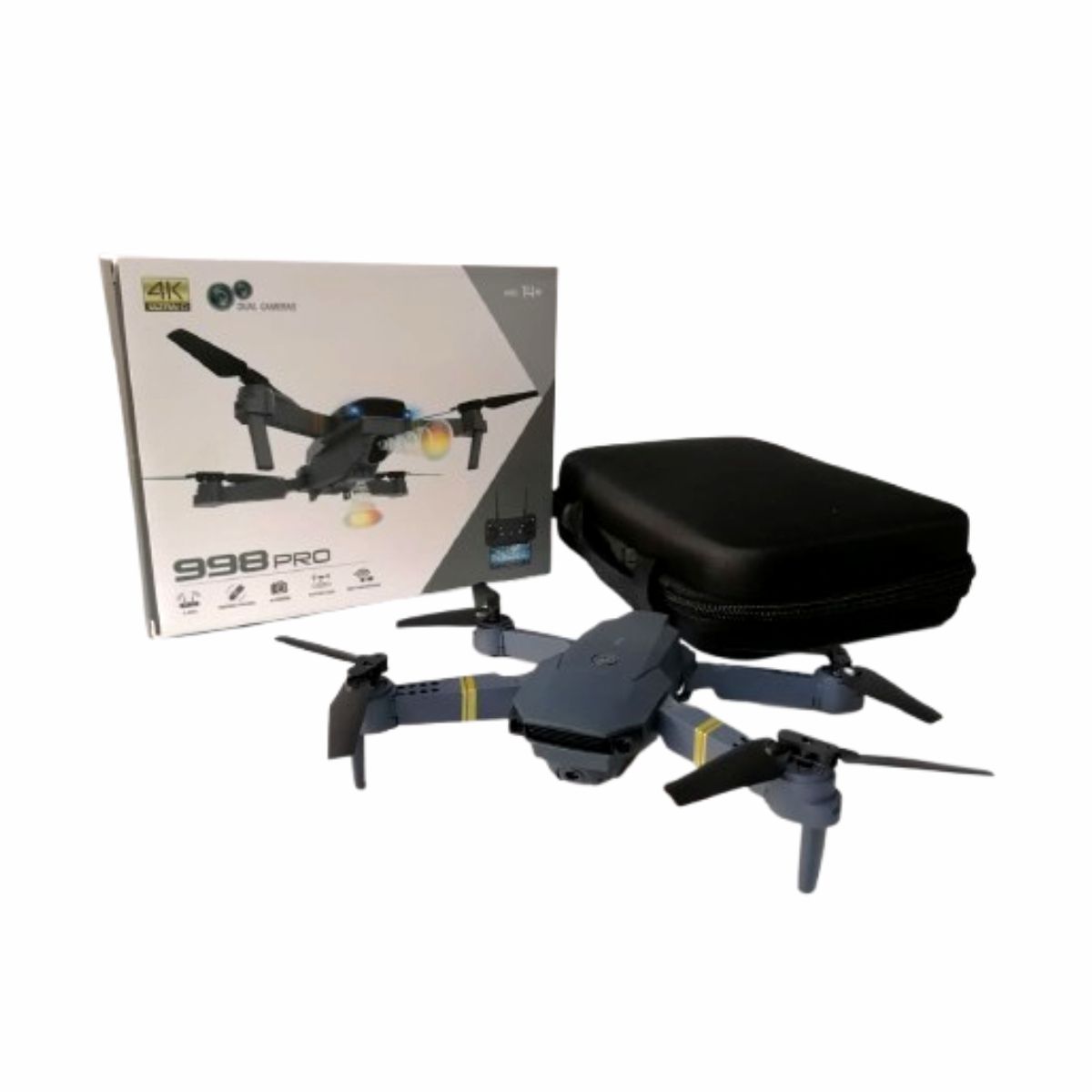GENERICO - Drone 998pro Cámara Dual 4k Wifi 24ghz Dron De Dos Cámaras