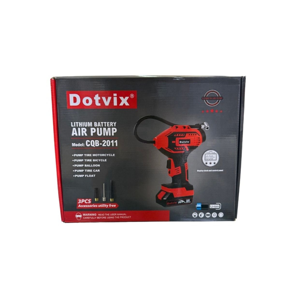 GENERICO - Inflador Portátil Digital Inalámbrico Dotvix 36V