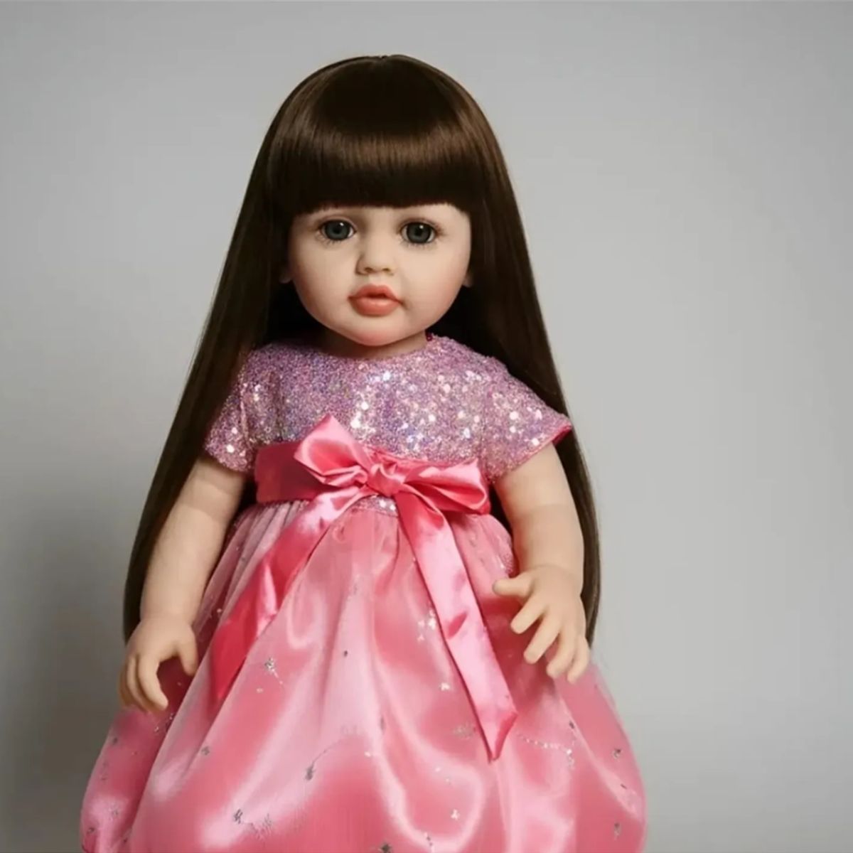 GENERICO - Muñeca realista con sonido 55 cm interactiva juguete niñas