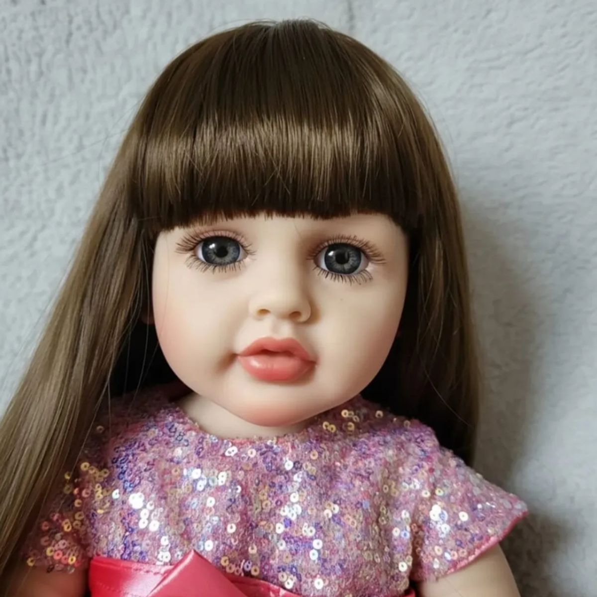 GENERICO - Muñeca realista con sonido 55 cm interactiva juguete niñas