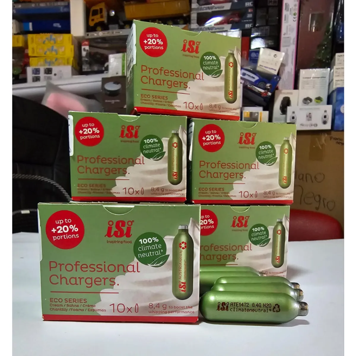 GENERICO - Capsulas Para Dispensador Crema Chantilly X10 Capsulas balas isi